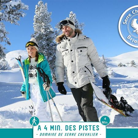 Briancon - Serre Chevalier 1200 - Joli Appartement - Face Aux Pistes En Centre Ville Luaran gambar