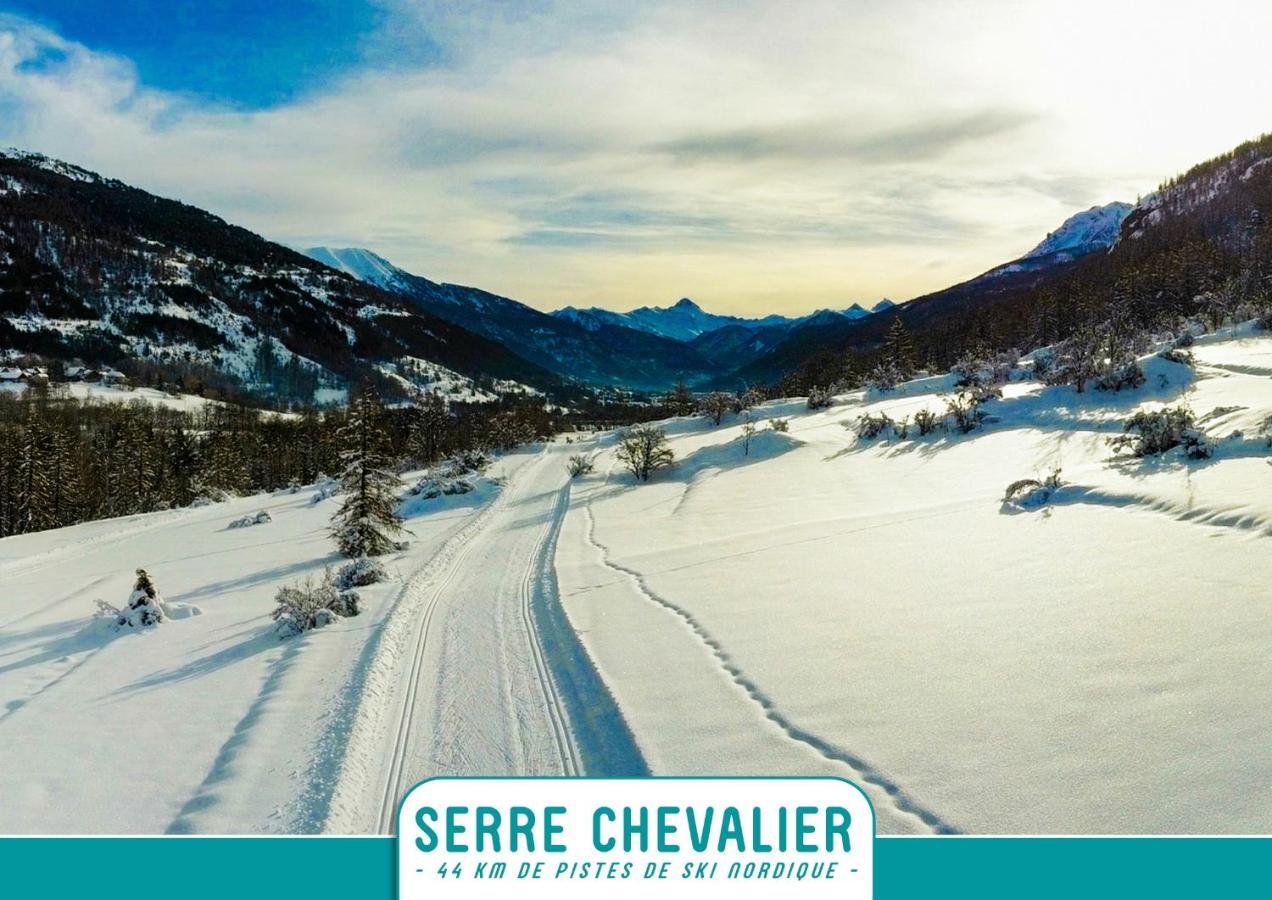 Briancon - Serre Chevalier 1200 - Joli Appartement - Face Aux Pistes En Centre Ville Luaran gambar